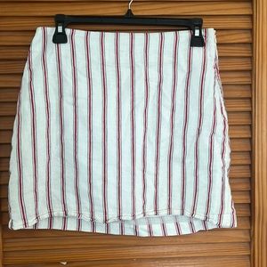 Forever 21 Striped Mini Skirt